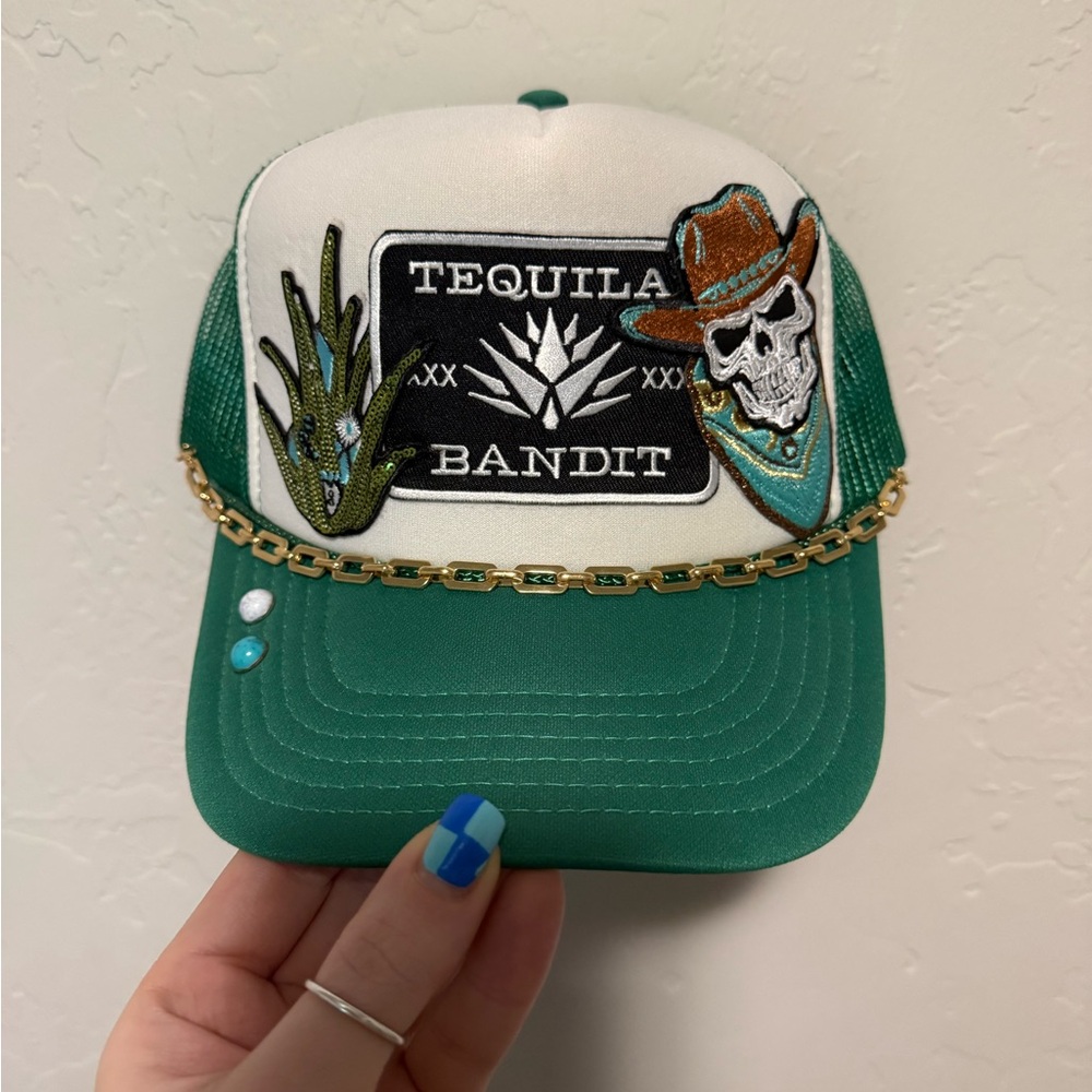 Custom Patch Trucker Hat - Tequila Bandit